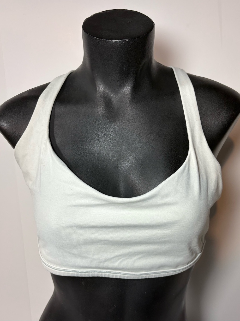 lululemon athletica White Scoop Neck Sports Bra